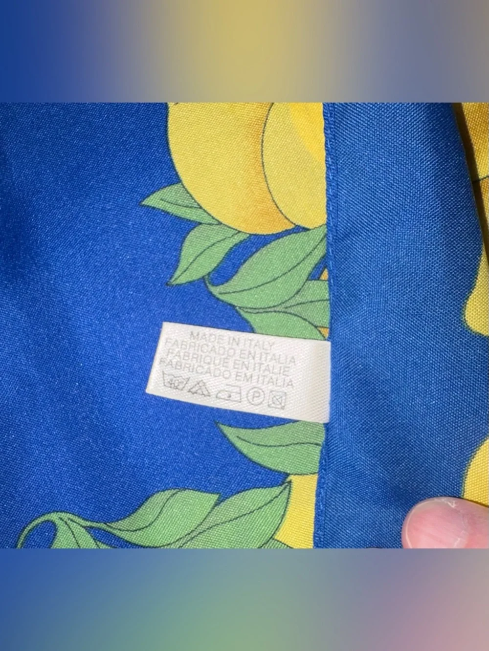 NWOT Italian Scarf: Fontanarosa Napoli; Amalfi, Sorrento, Furore, Capri, etc.